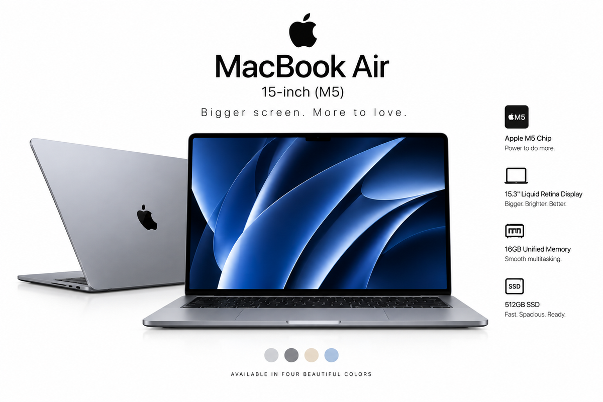 Apple MacBook Air 15-inch (M5) 16GB / 512GB
