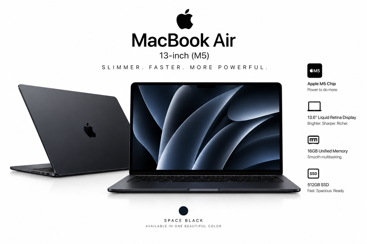 Apple MacBook Air 13-inch (M5) 16GB / 512GB