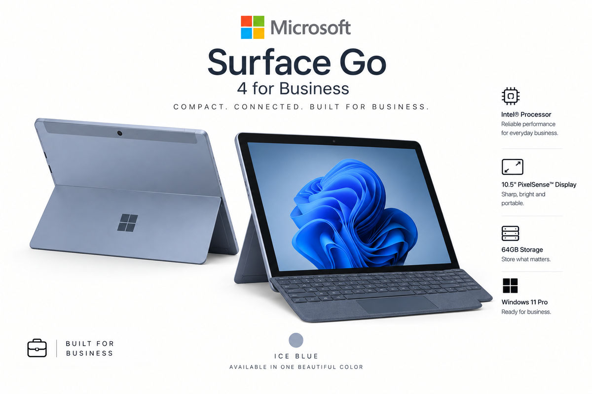 Microsoft Surface Go 4 for Business 64GB