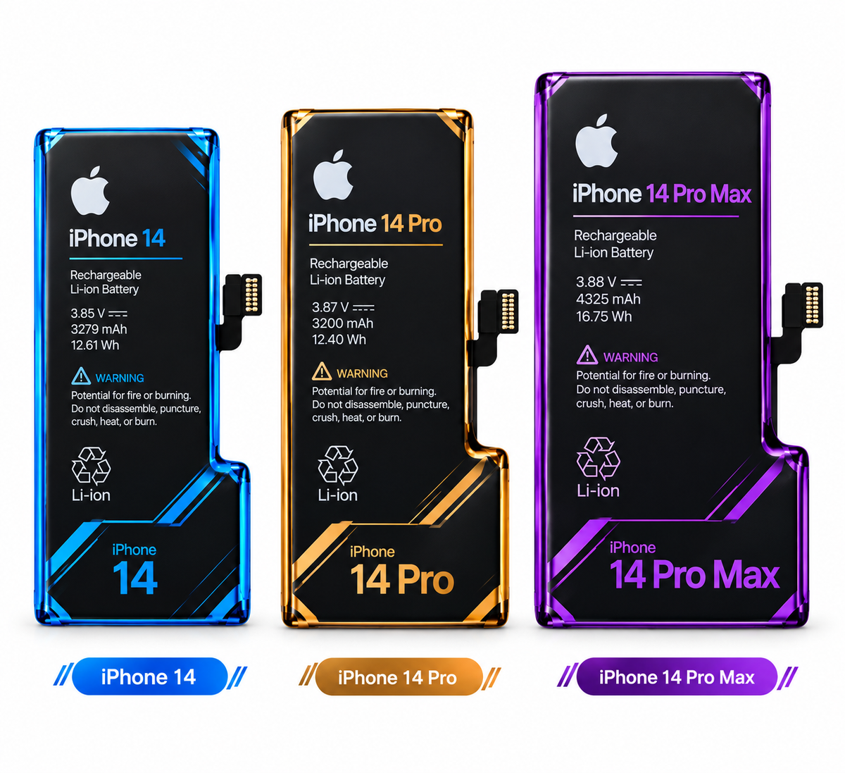 IPHONE BATTERY 14,14 PRO, 14 PROMAX