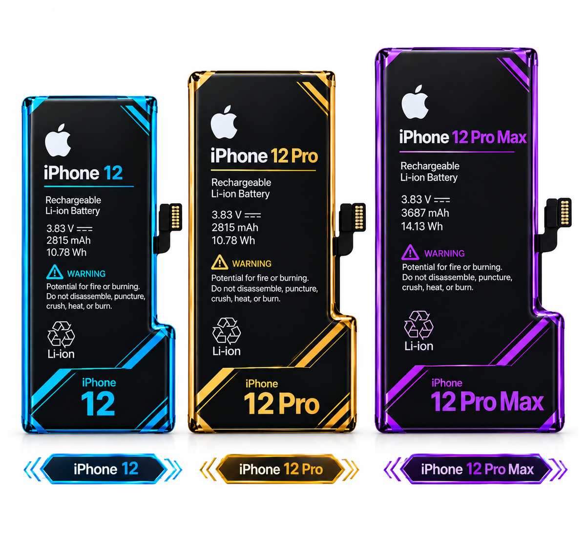 IPHONE BATTERY 12,12 PRO, 12 PROMAX